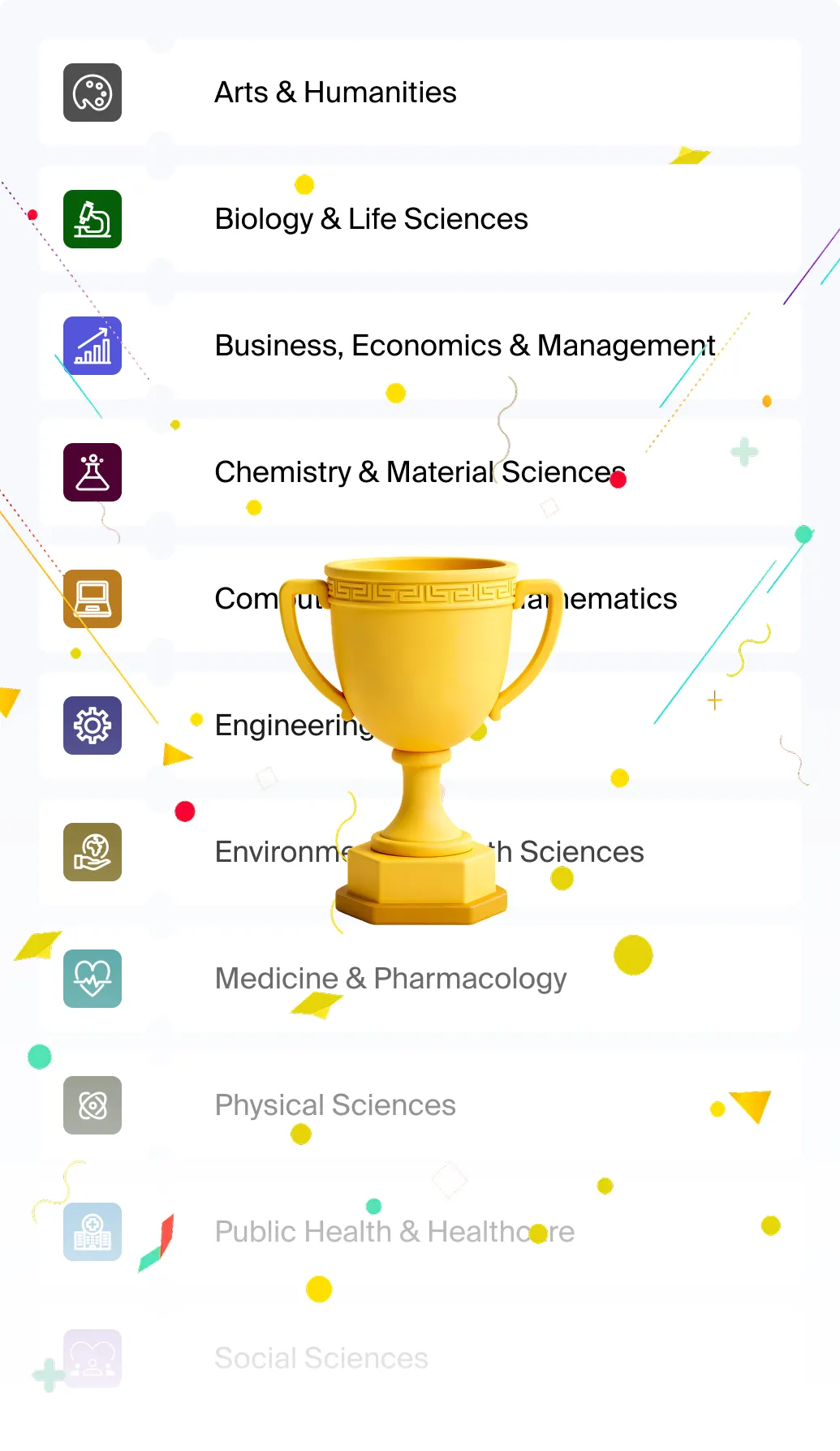 Popular Preprints of the Decade Award