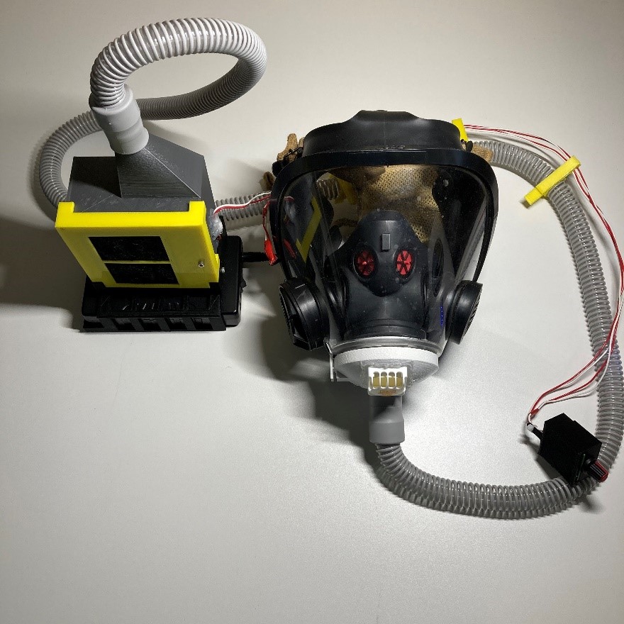 Conversion Of Self Contained Breathing Apparatus Mask To Open Source Powered Air Purifying Particulate Respirator For Fire Fighter Covid 19 Response V1 Preprints