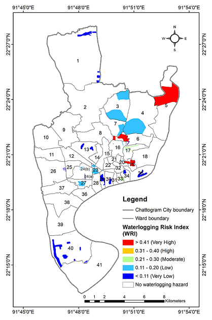 Waterlogging Risk Assessment An Undervalued Disaster Risk In Coastal Urban Community Of Chattogram Bangladesh V1 Preprints